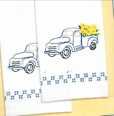 FLOWER DELIVERY 320 714 Stamped Embroidery