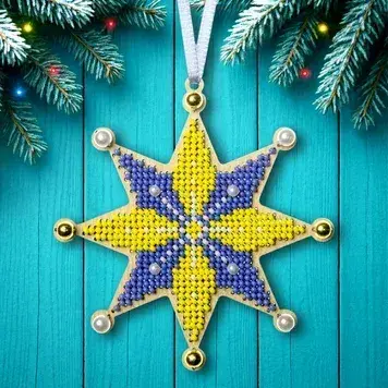 FLK-599 BEAD EMBROIDERY ON WOOD Wonderland Crafts