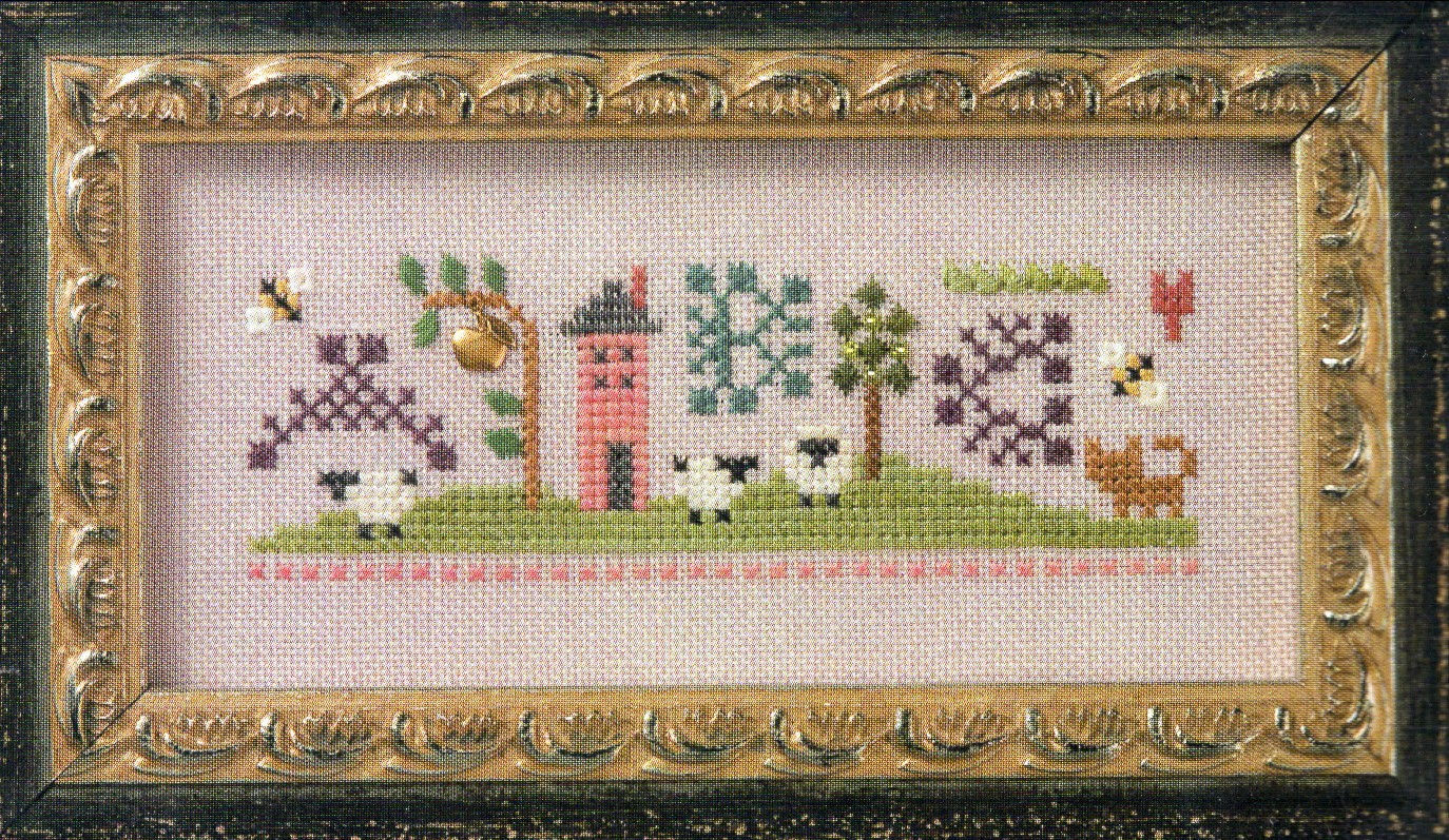 FLORA MCSAMPLE STITCH LESSON SAMPLER FM003 Lizzie Kate Pattern Only