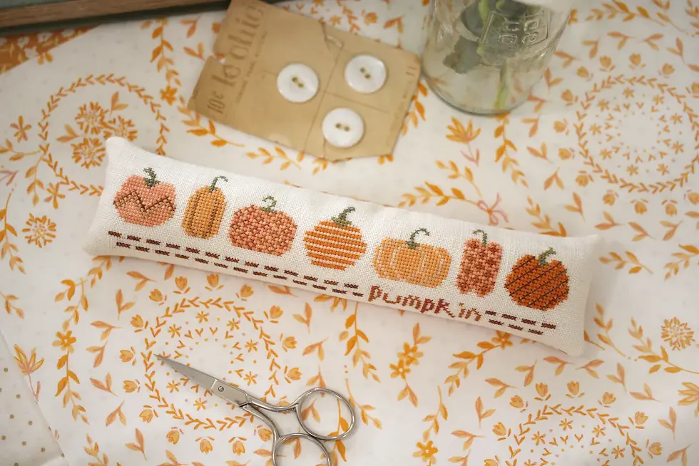 PUMPKIN ROW October House Fine Arts October Pattern Only