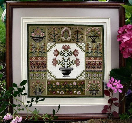 FLORAL SAMPLER The Sampler Company Pattern Only
