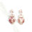 Thumbnail: Heart Pendant Earrings Ruby