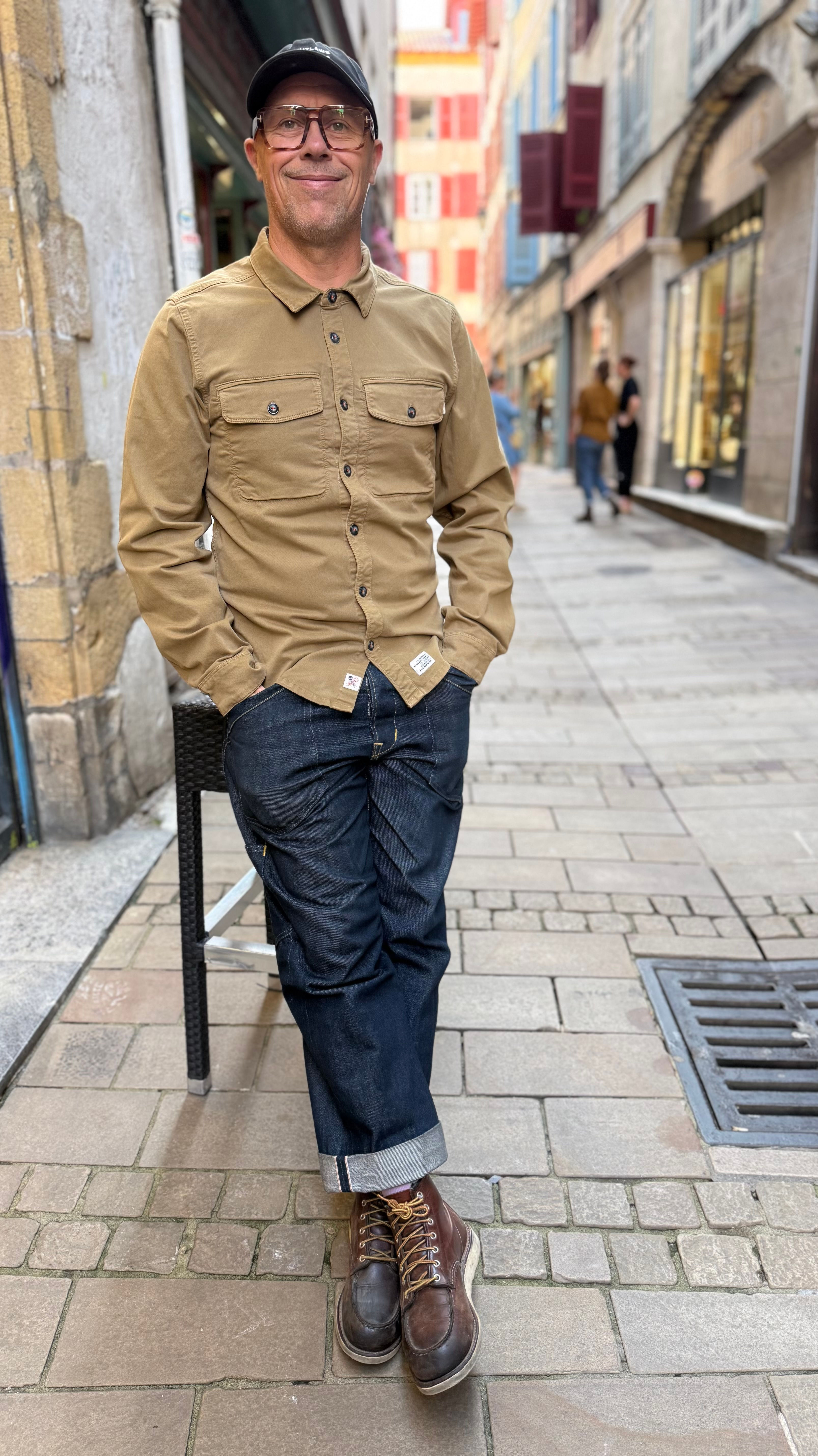 Skullsmachine Atlanta shirt camel