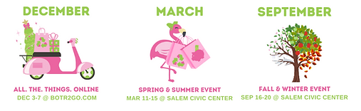 Back on the Rack Consignment Events (BOTR) is the biggest and award-winning KIDS CONSIGNMENT SALE IN ROANOKE, VA, SOUTHWEST VIRGINIA. Shop for and sell used and new baby, kid, teen, home & ladies items, like clothes, shoes, maternity, toys, games, books, baby gear, décor, sporting goods & furniture. Biggest, favorite & VOTED BEST KIDS CLOTHING & RESALE STORE, Online & In Person Pop-Up. We help moms clear clutter and earn more money than at Once Upon a Child, Play it Again Sports or Plato’s Closet, because they set their own prices. Often imitated by smaller LFA at Towers Shopping Center / Berglund Center or Bonsack Baptist. Back on the Rack was previously at Tanglewood Mall since 2008 but outgrew it and now held massive, huge Salem Civic Center. Serving Roanoke, Salem, Lynchburg, Covington, Lexington, Christiansburg, Blacksburg, NRV, SWVA, VA, plus Lewisburg, WV and beyond. Mom-owned, small business. Sustainable, thrift, recycle, budget, underconsumption, frugal, minimalism, deinfluenc