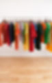 Colorful Clothing on Hangers