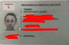 Provisional Driving Licence Found