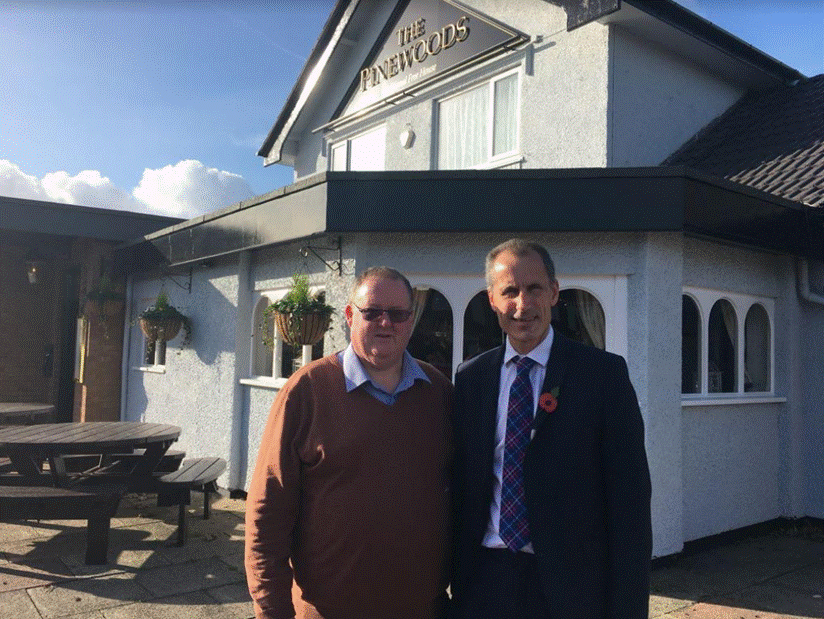 MP admires "impressive upgrade" of Formby pub