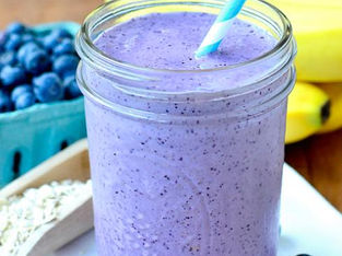 Healthy bake sale with shakes after yoga class