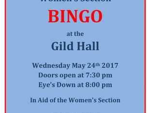 Women's Section Bingo