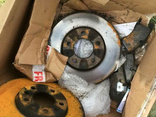 Brake discs dumped on our beautiful dunes