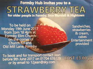 Anyone fancy a Strawberry Tea in Formby?