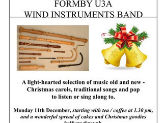 Formby U3A wind instruments band
