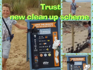 LOVEmyBEACH has partnered with National Trust Formby to launch the first two minute beach clean boar