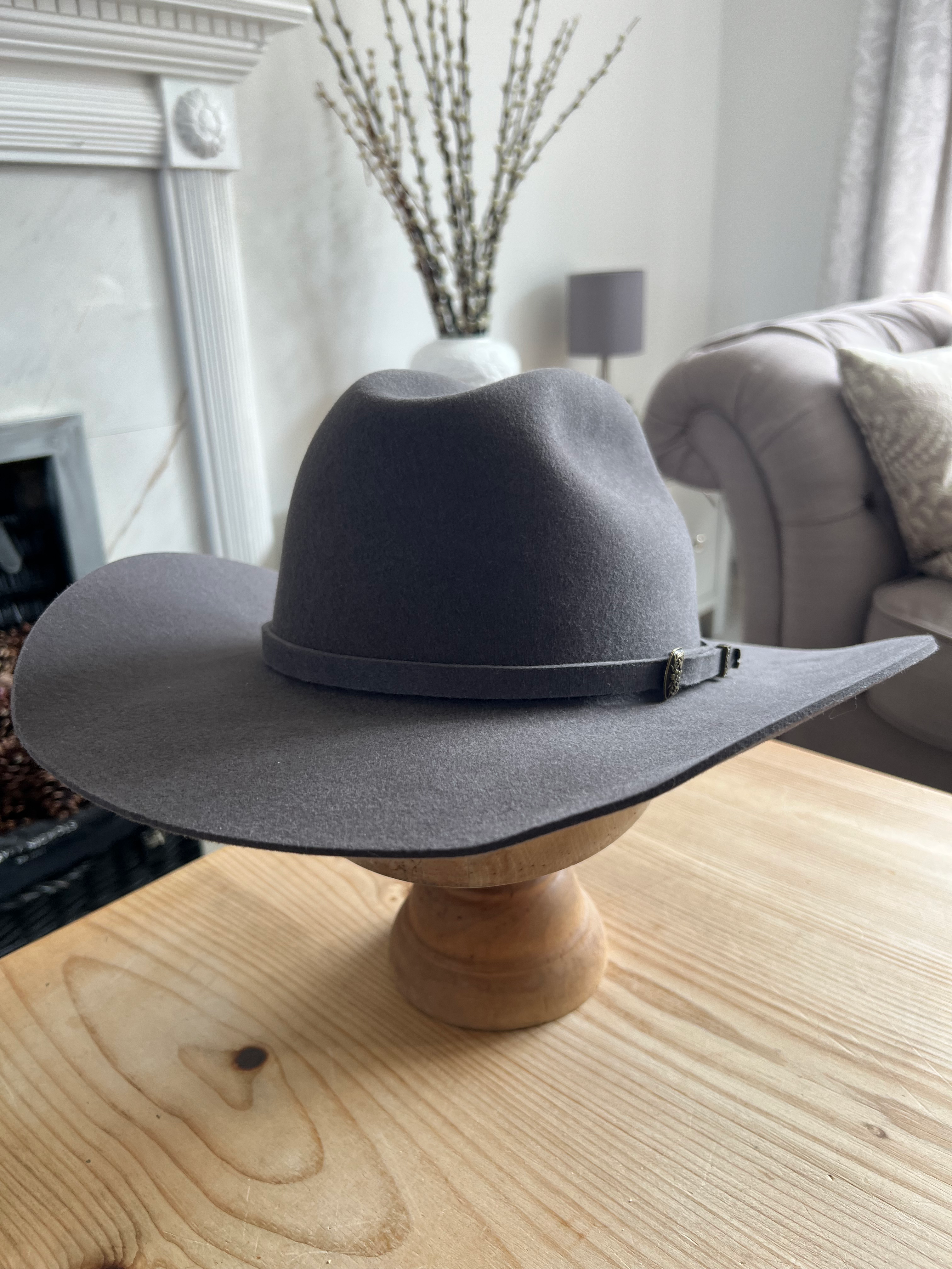 4X Fur Felt Western Hat , Size 60 cm