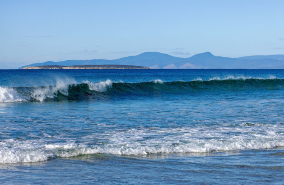 Waves on a beach