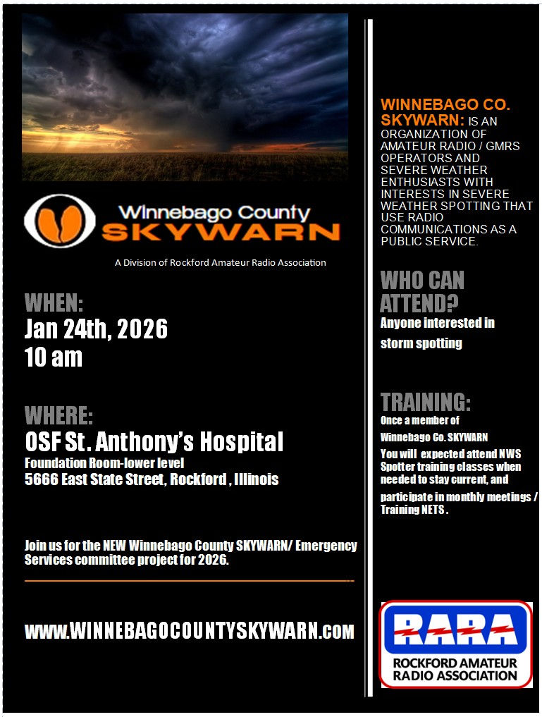 SKYWARN INFO Meeting- Jan 24th,2026