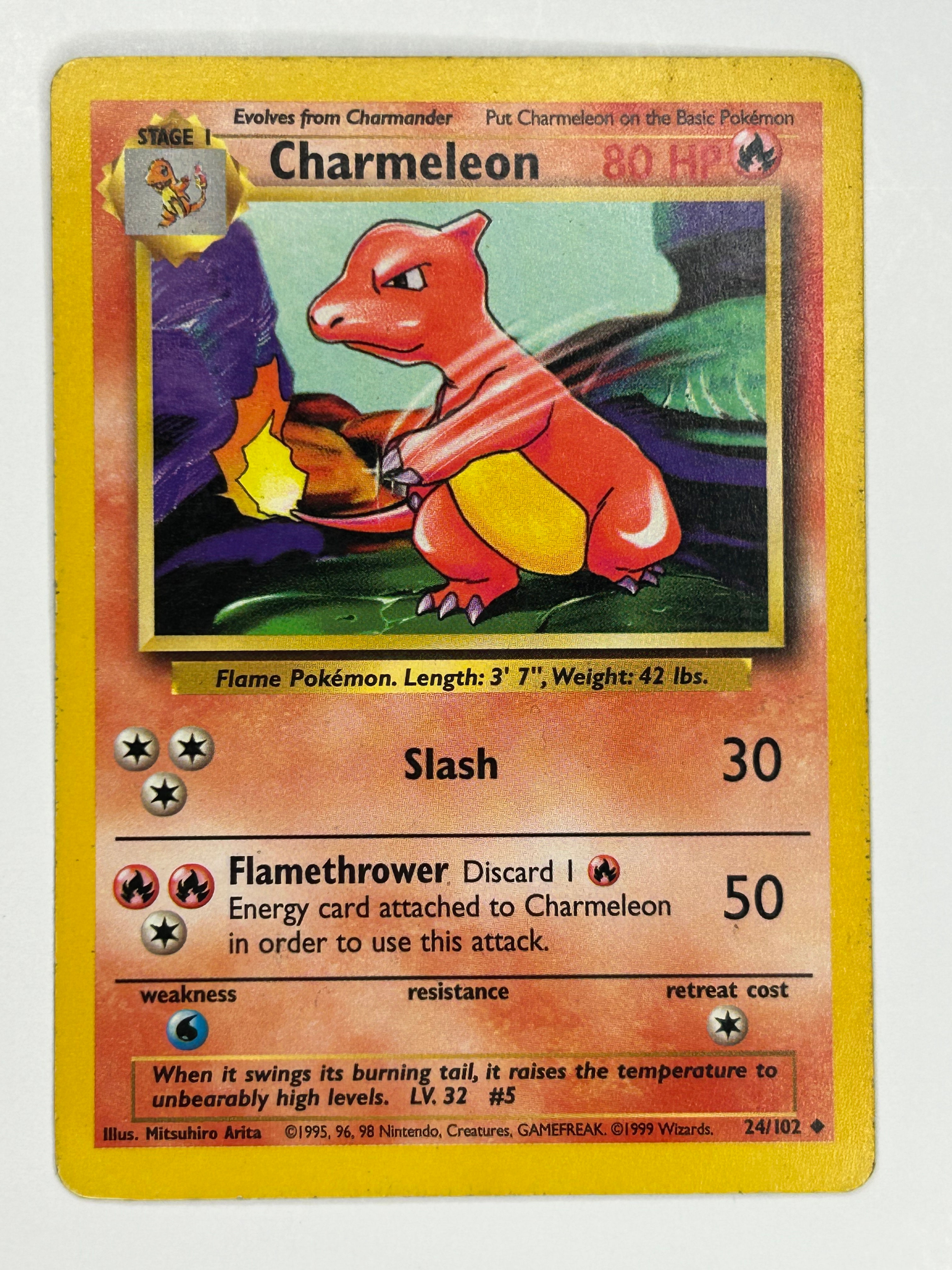 1999 Base Set Unlimited Charmeleon