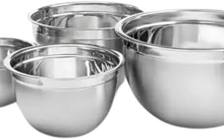 Conjunto 4 Peças Tigelas Bowl Inox