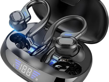 Fone de ouvido HONGTT sem fio Bluetooth 5.0