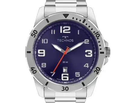 Relógio Masculino Technos Prata
