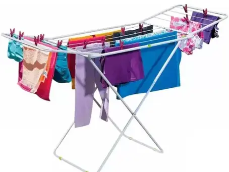 Varal De Chão Com Abas Retrátil