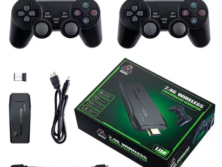 Videogame Stick 10mil 2 Controles Sem Fio