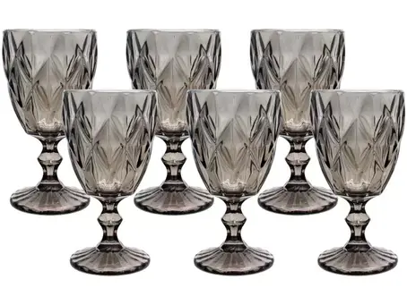 Jogo de Taças de Vidro 330ml - 6 Peças