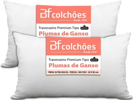 Kit 2 Travesseiro King Premium