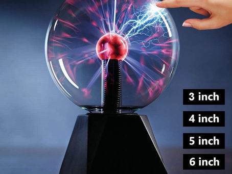 Lâmpada Noturna Mágica Crystal Plasma