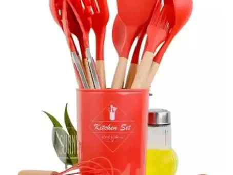 Jogo com 12 Peças Utensílios De Cozinha