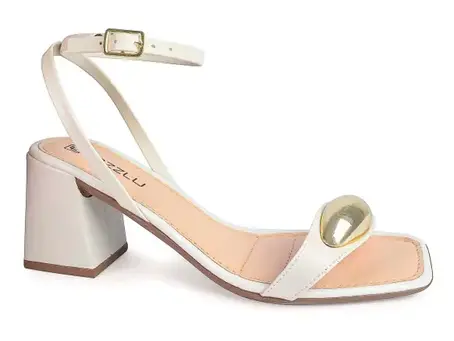 Sandália Feminina Salto Quadrado Bloco