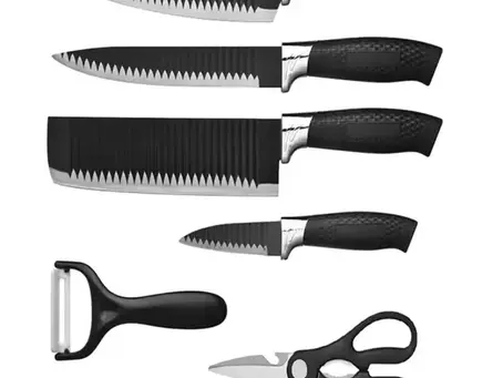 Kit 6 Peças Chef Aço Inoxidável Churrasco