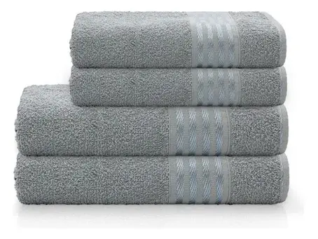 Jogo De Toalha Banho E Rosto, 4 Camesa