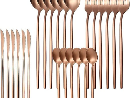 Talheres 24 Peças Aço Inox Faqueiros