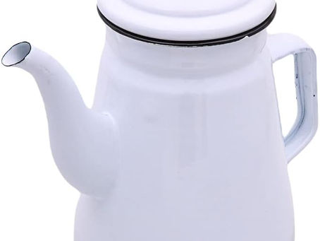 Bule Retrô na Cor Branca 1700ml