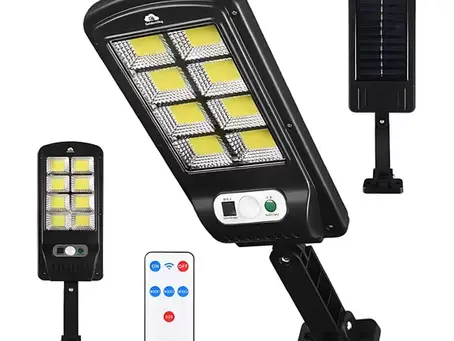 Luminária Solar Parede Sensor Presença