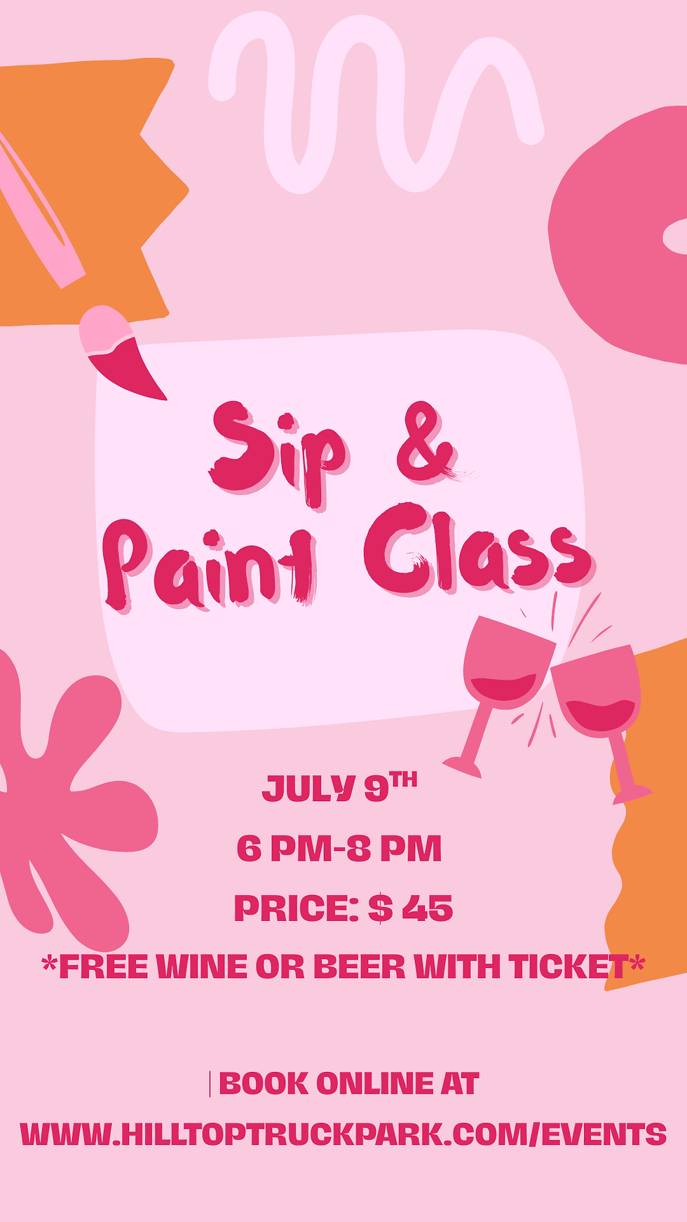 Sip and Paint- July 9th