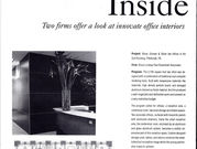 Inside: Two firms offer a look at innovate office interiors