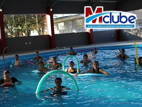 Sindicato dá início as aulas de hidroginástica no Clube de Campo