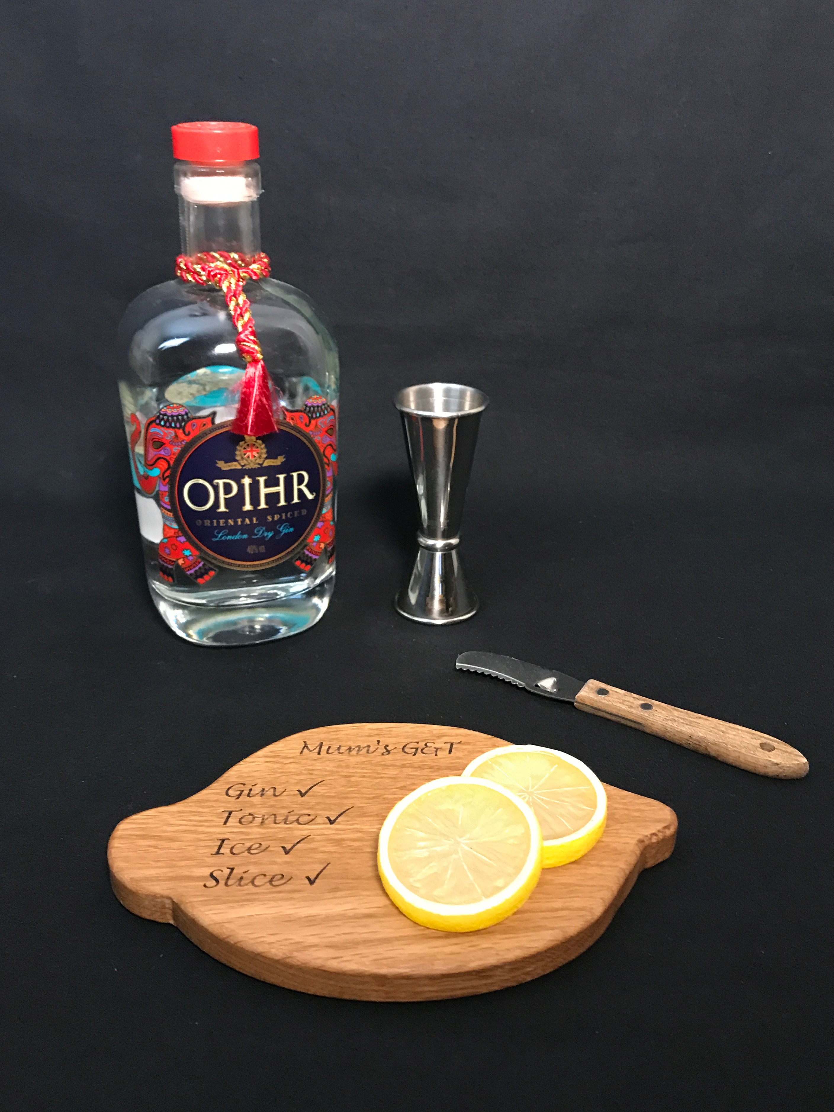 Quirky Lemon G&T Chopping Board