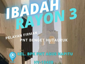 Ibadah Rayon 3 - 18 Maret 2025