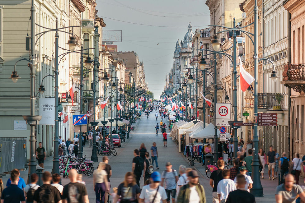 - Piotrkowska Street -