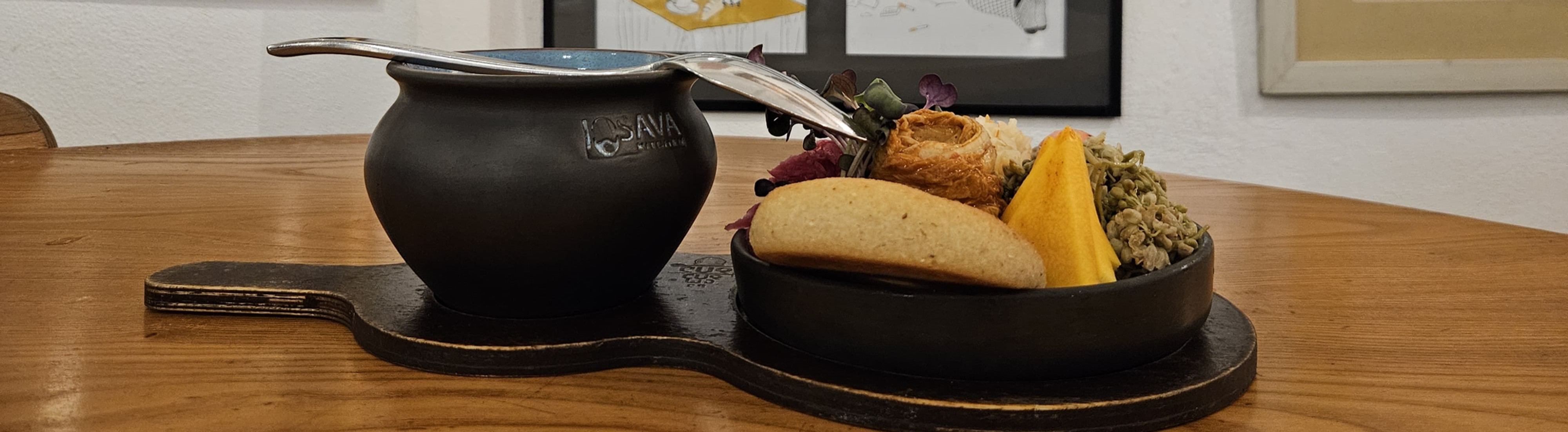 Traditional Georgian Food from one of our Tour stops.