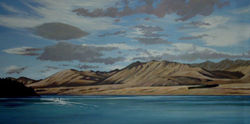 Nor West evening Lake Tekapo