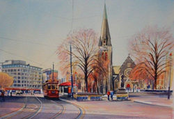 Morning light ,Cathedral Square