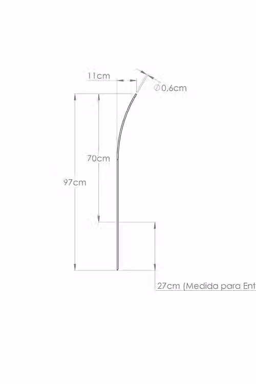 Miniatura: Luminária Piso Balizador WA-0452