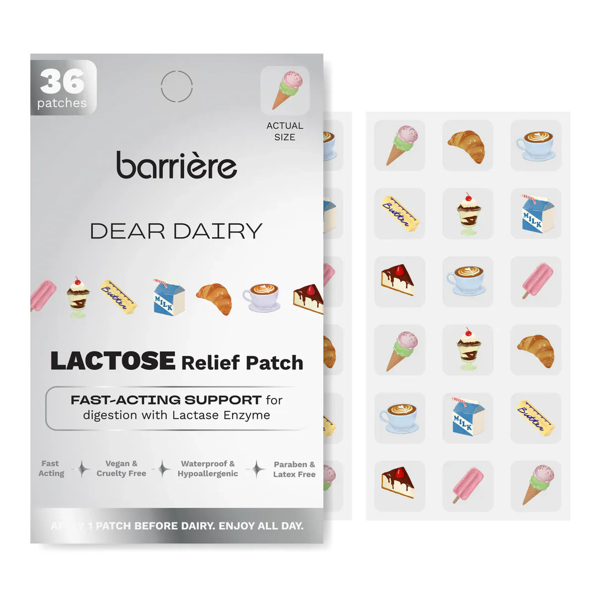 First Ever Lactase Patch Sheets