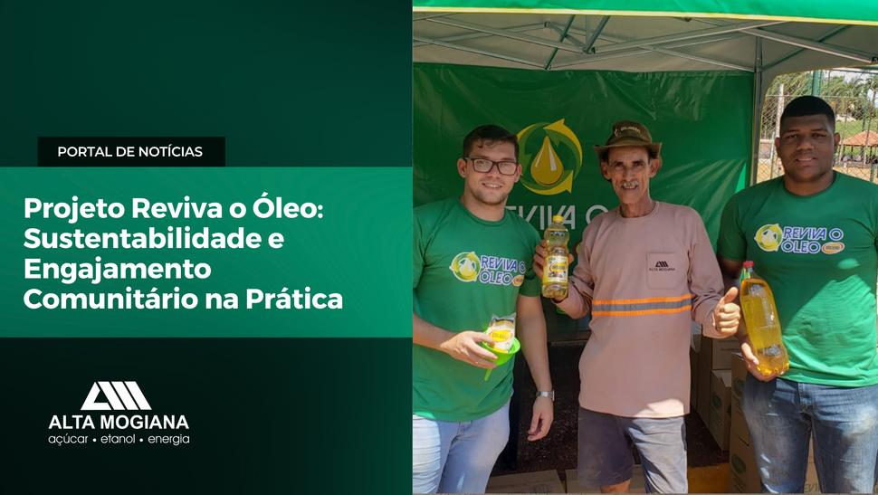 Projeto Reviva o Óleo: Sustentabilidade e Engajamento Comunitário na Prática