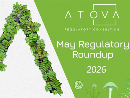 Atova's May Regulatory Roundup!
