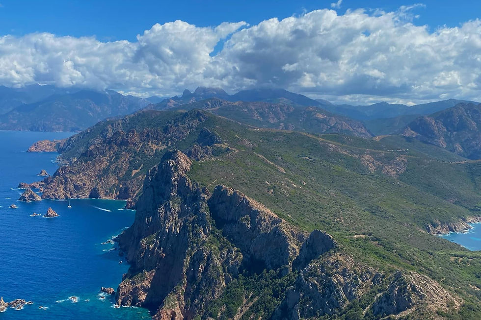 Capo Rosso, point de vue randonnée en corse